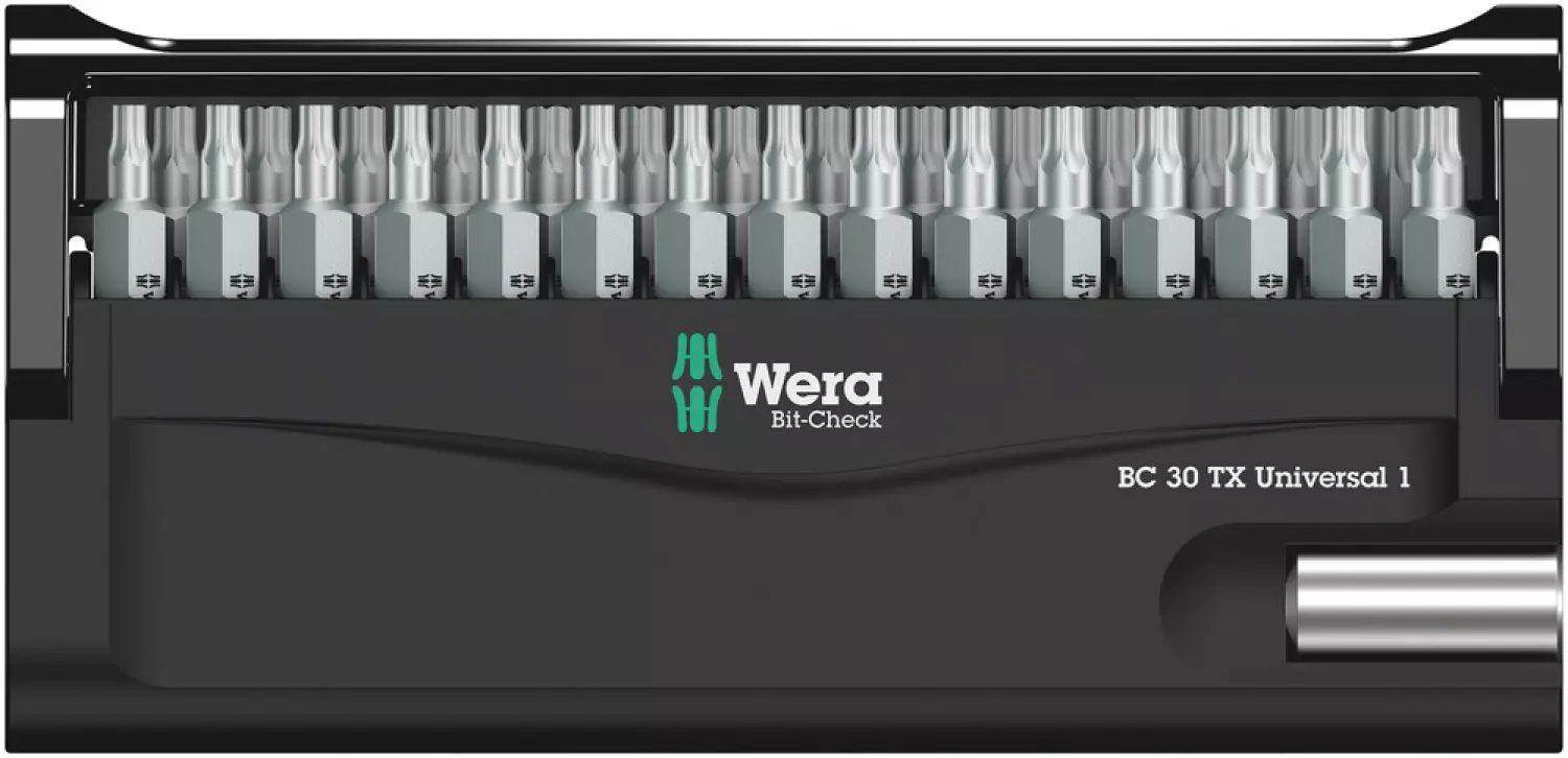 Wera 05057908001 30-delige Bit-Check 30 Universal 1 Bitset - Torx thumbnail 2