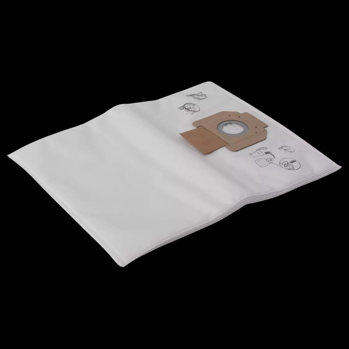 Bosch 2605411229 Vlieszak Voor GAS 15 L / GAS 20 L / GAS 1200 L (5st)