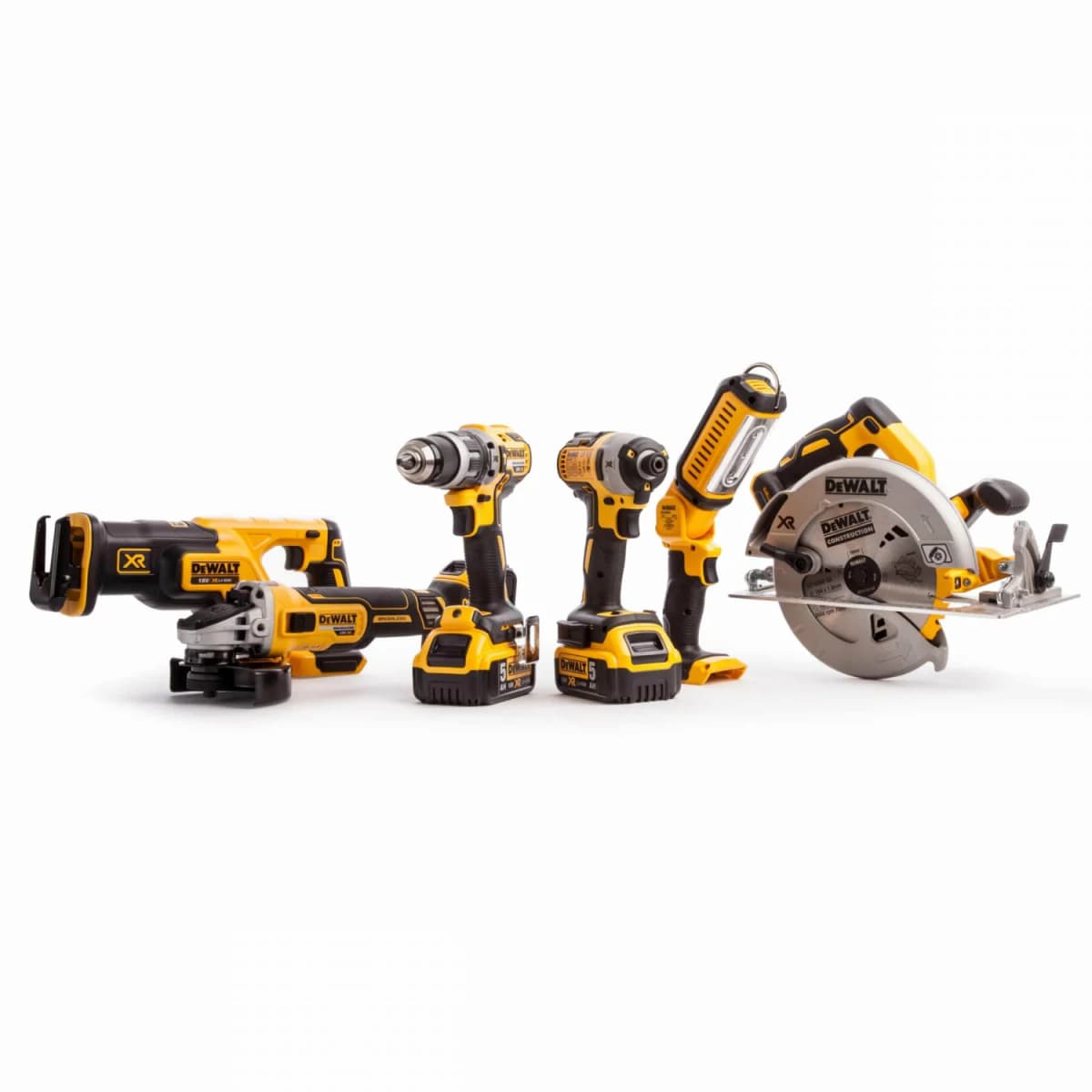 DeWALT DCK623P3 18V Li-ion XR Accu 6-delige Combiset (3x 5.0Ah) In 2 TOUGHSYSTEM Koffers - Koolborstelloos thumbnail 2