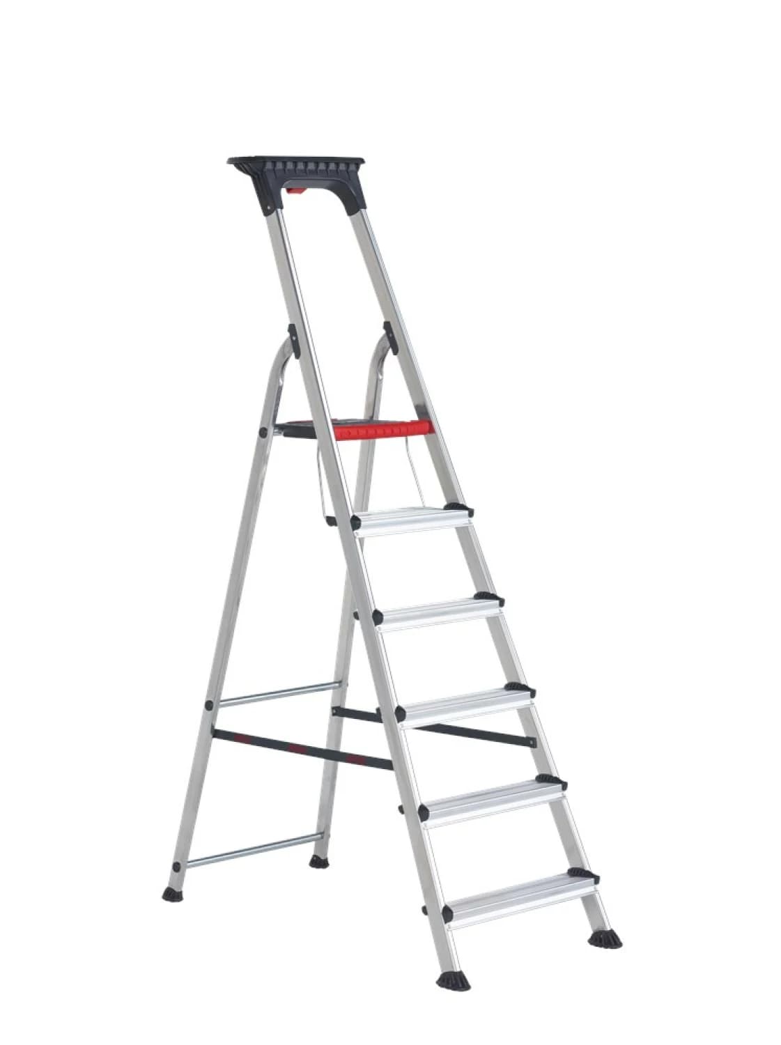 Altrex Double Decker Huishoudtrap - Aluminium - 6 Treden - Max. Werkhoogte 3,25m