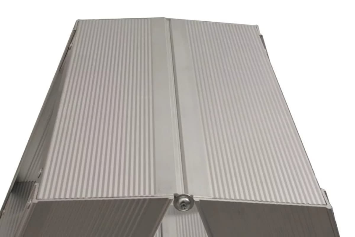 Little Jumbo 4741000203 SuperPRO Dubbele Trap - Aluminium - 2 X 3 Treden - Max. Werkhoogte 0.70 M. thumbnail 4