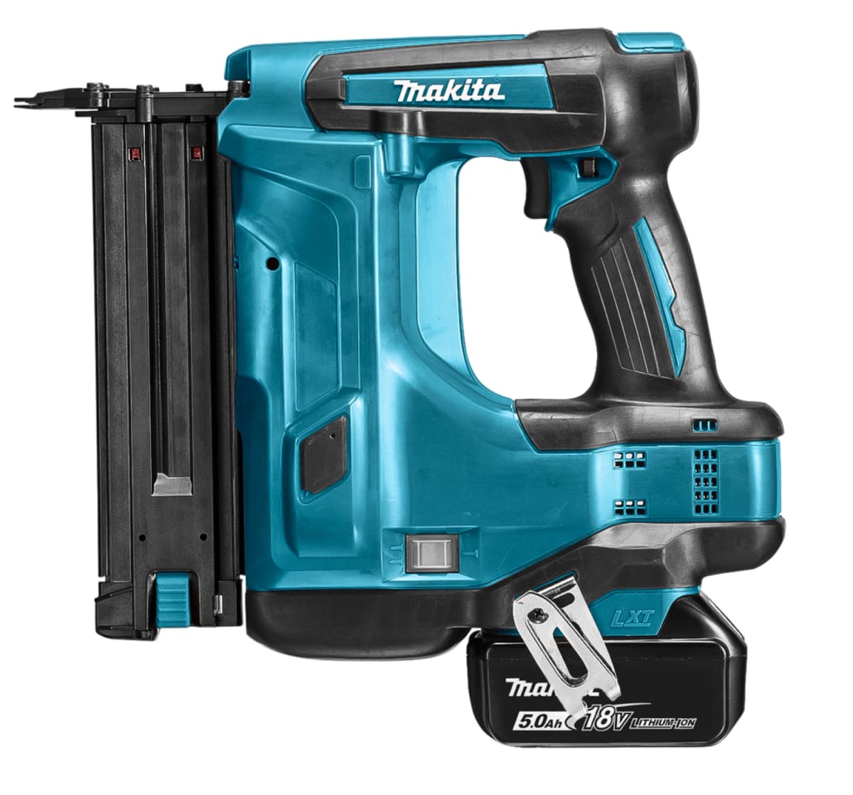 Makita DBN500RTJ 18V Li-Ion Accu Brad Tacker Set (2x 5.0Ah Accu) In Mbox - 15-50mm - 18 Gauge thumbnail 2