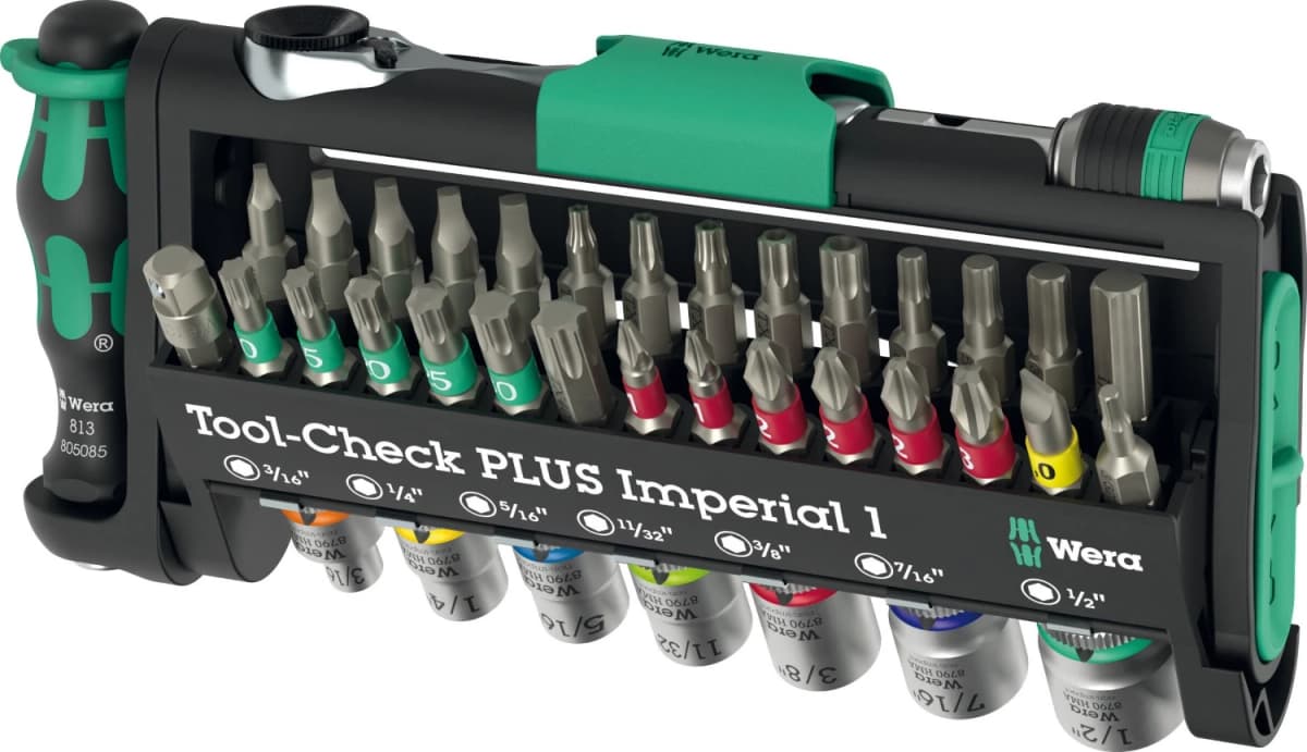 Wera 05049060001 Tool-Check PLUS Imperial 1 Gereedschapset In Tool-Check - 39-delig
