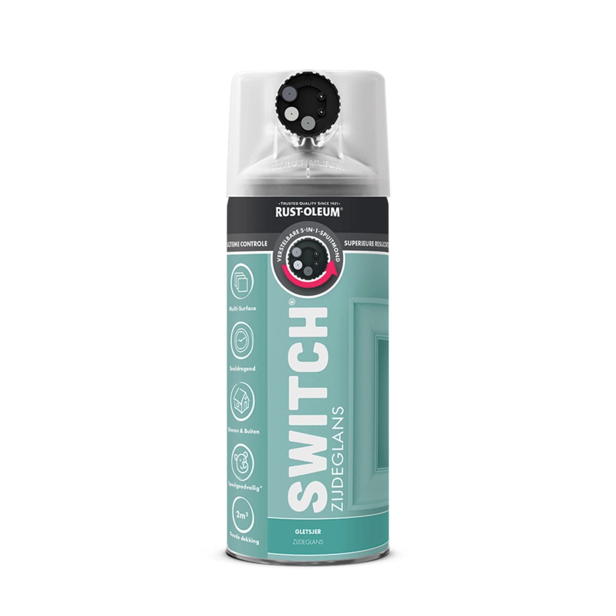 Rust-Oleum Switch Spuitlak - Zijdeglans Gletsjer - 400ml