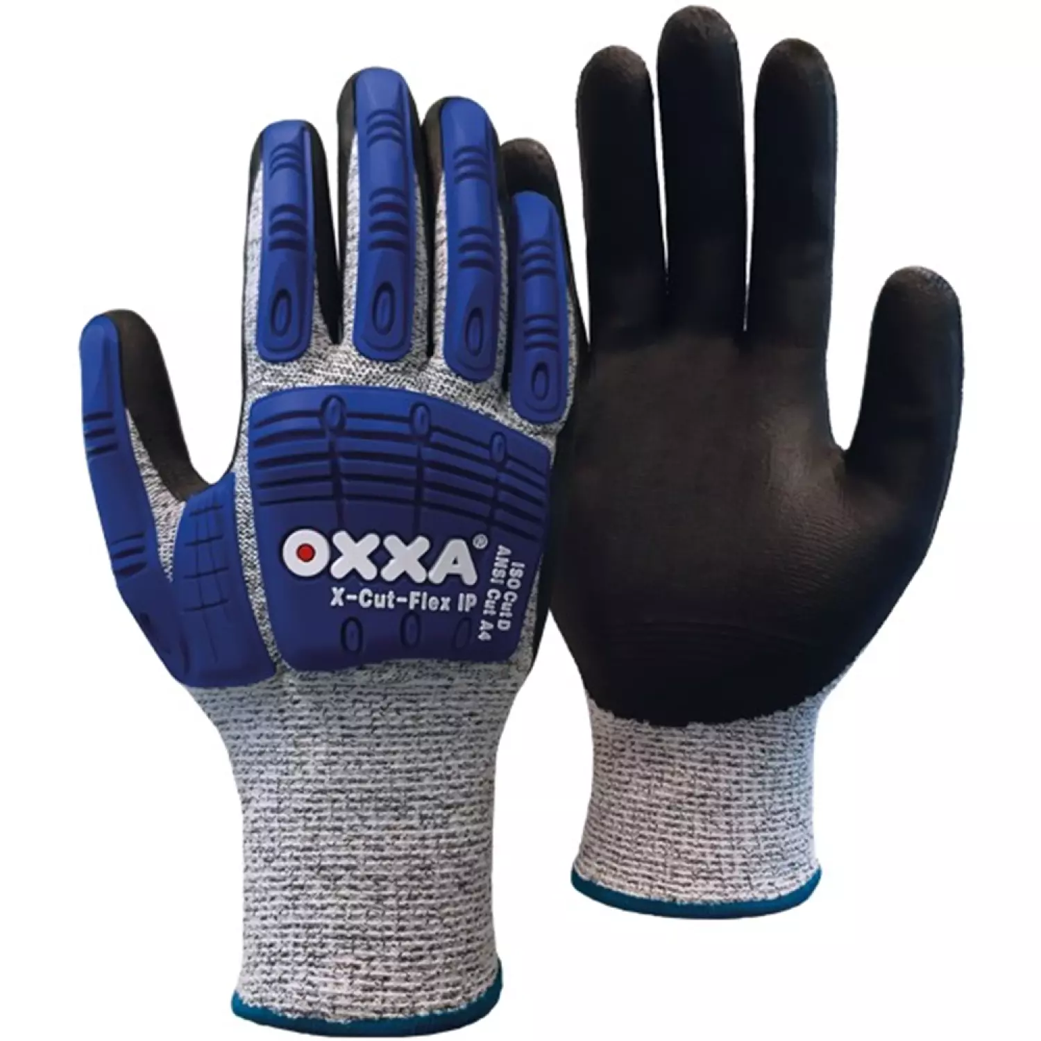 Oxxa 51-705 X-Cut-Flex IP Werkhandschoenen - Zwart/Grijs - 9/L