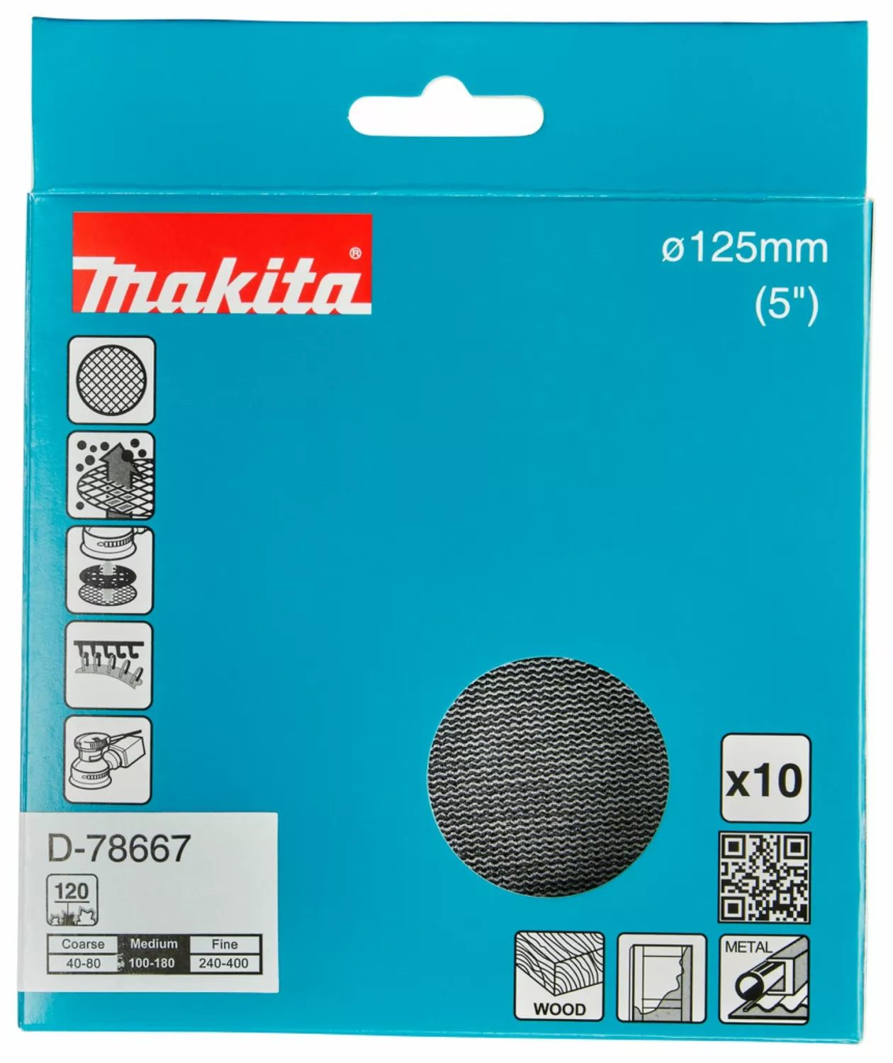 Makita D-78667 Schuurnet - 125mm K120 thumbnail 3