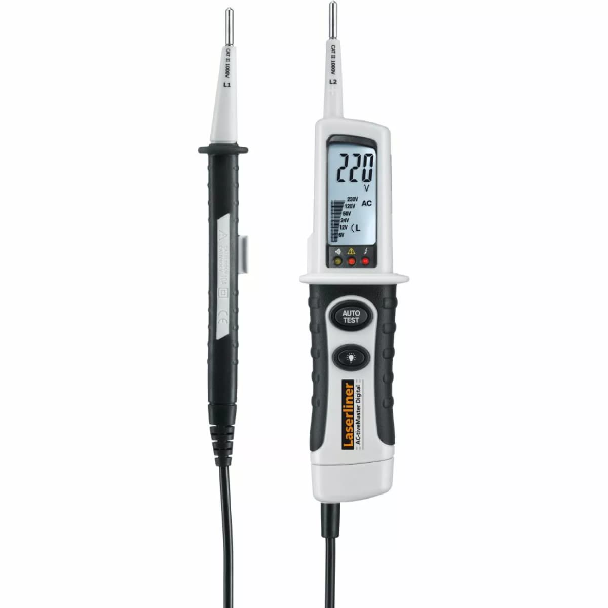 Laserliner AC-tiveMaster Digital Spanningstester Met LCD Scherm - AC/DC 6-690V thumbnail 4