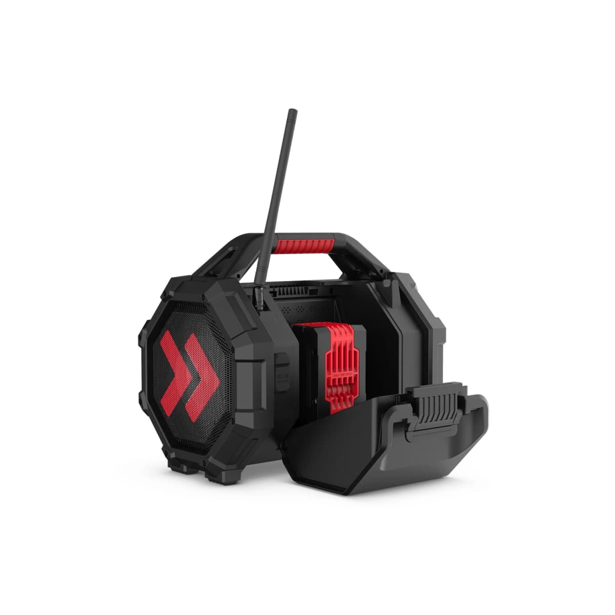 PerfectPro ROCKTAGON OCT-18V Multi Battery Bouwradio - FM RDS / DAB+ - AUX-in - Bluetooth thumbnail 4