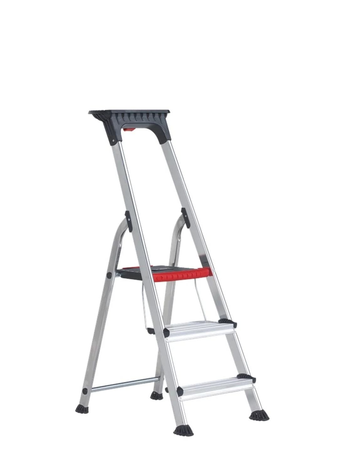 Altrex Double Decker Huishoudtrap - Aluminium - 3 Treden - Max. Werkhoogte 2,6m