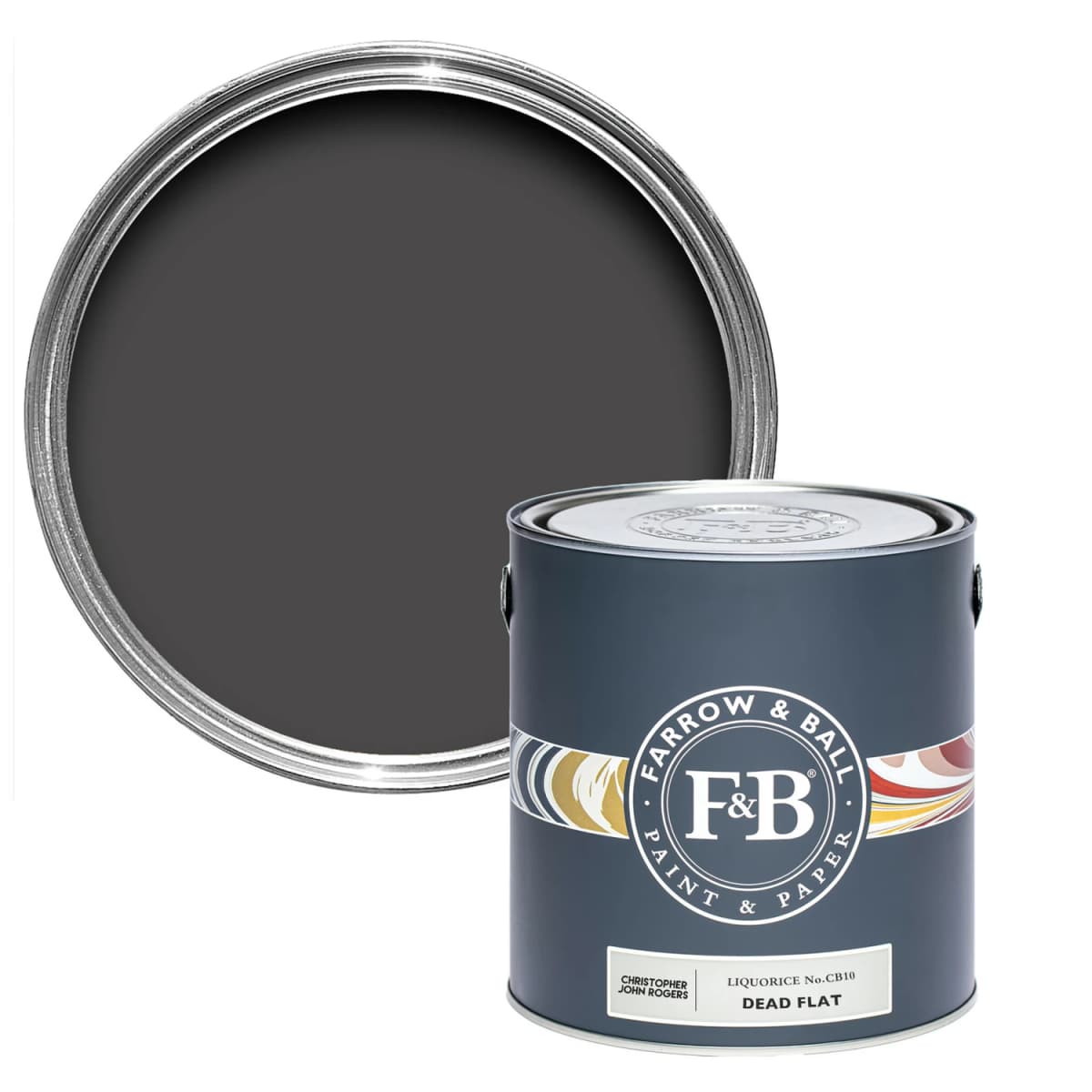 Farrow&Ball Estate Emulsion Liquorice CB10 2,5 L