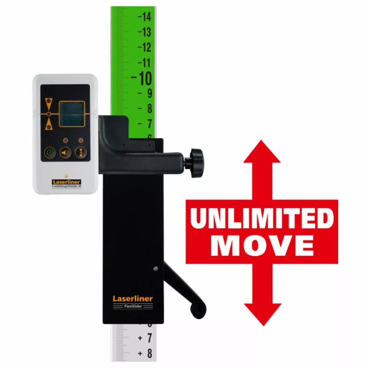 Laserliner FlexiSlider Voor Flexi-Meetlat Plus Meetlat thumbnail 2