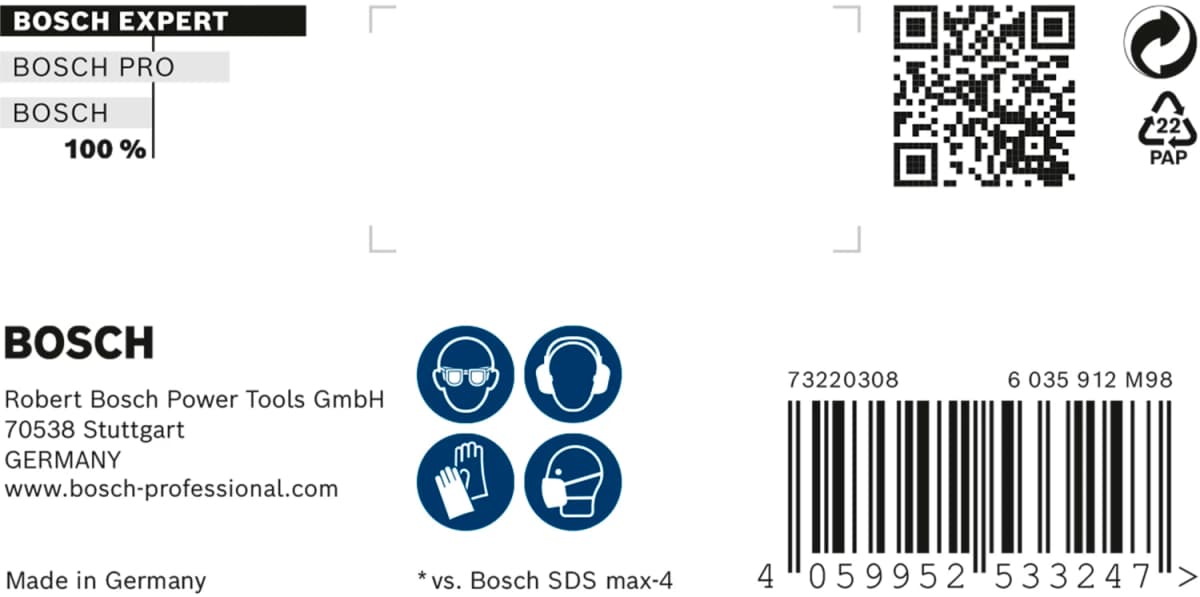 Bosch 2608900250 EXPERT Hamerboor SDS Max-8X - 28x800x920mm thumbnail 3