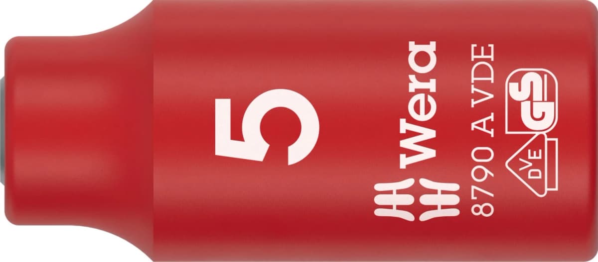 Wera 05005930001 8790 B VDE Zyklop Dop Geïsoleerd - 1/4"- 5mm