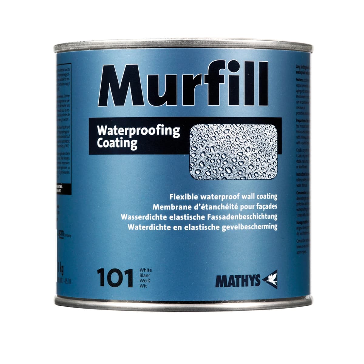 Mathys Murfill Renovation Buitenmuurverf - Op Kleur Gemengd - 15 Kg
