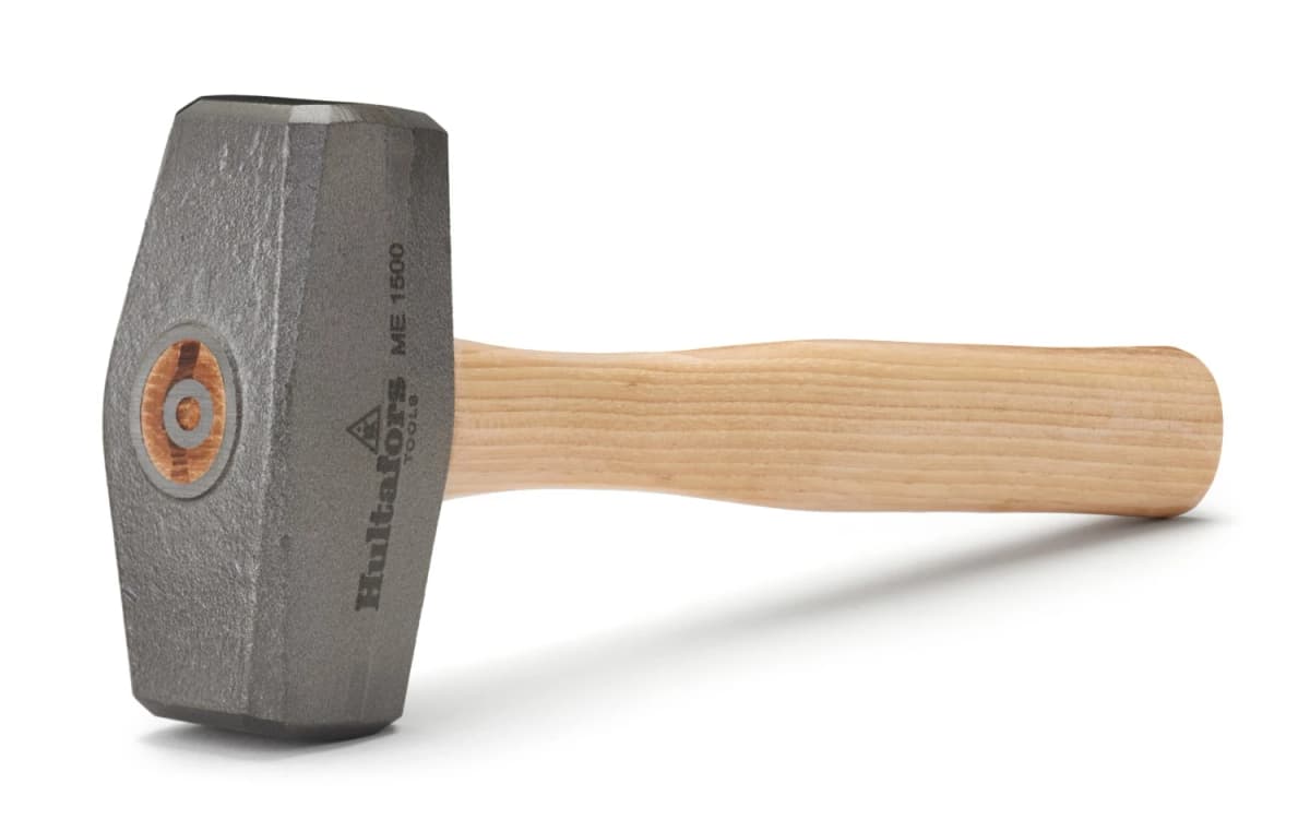 Hultafors ME 1500 Moker - Houten Handgreep - 1650 Gram thumbnail 3