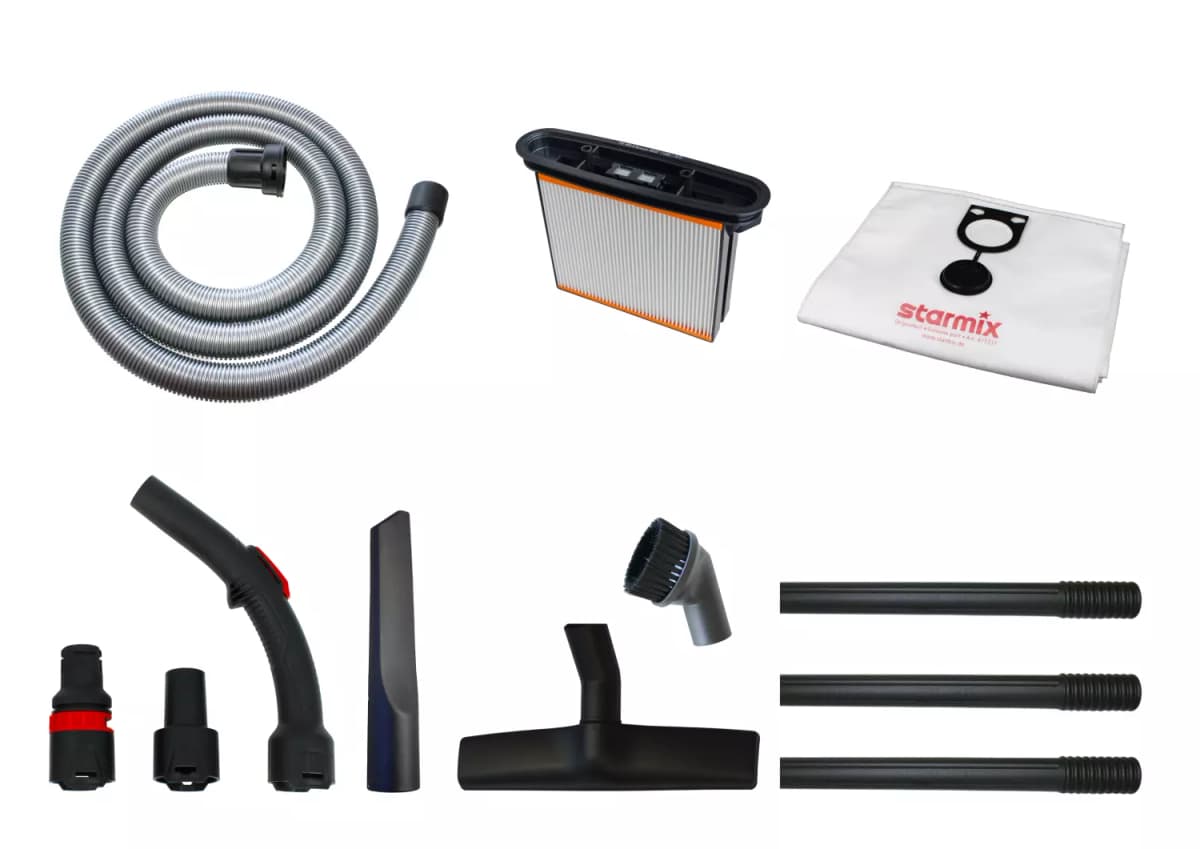 Starmix ISC L-1418 Mini Plus Bouwstofzuiger - 1400W - L-klasse - 18L thumbnail 2