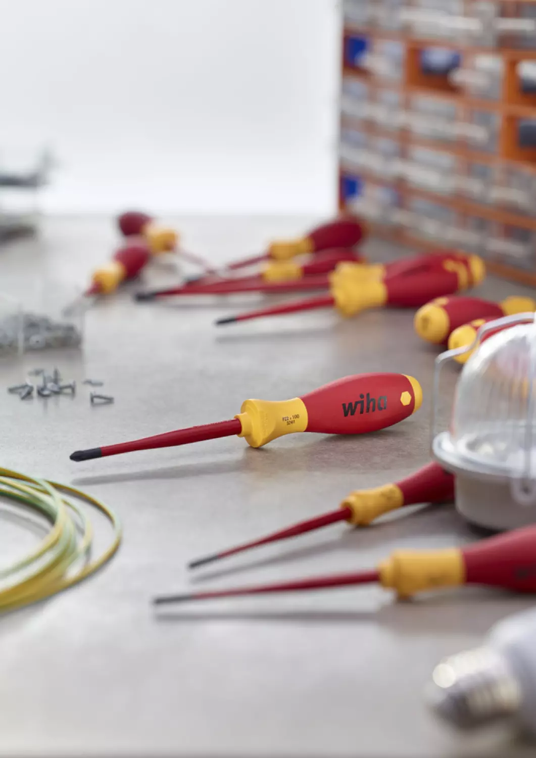 Wiha 3201 K6 01 6-delige SoftFinish SlimFix VDE Schroevendraaierset - Sleuf/Philips/Pozidrive thumbnail 2