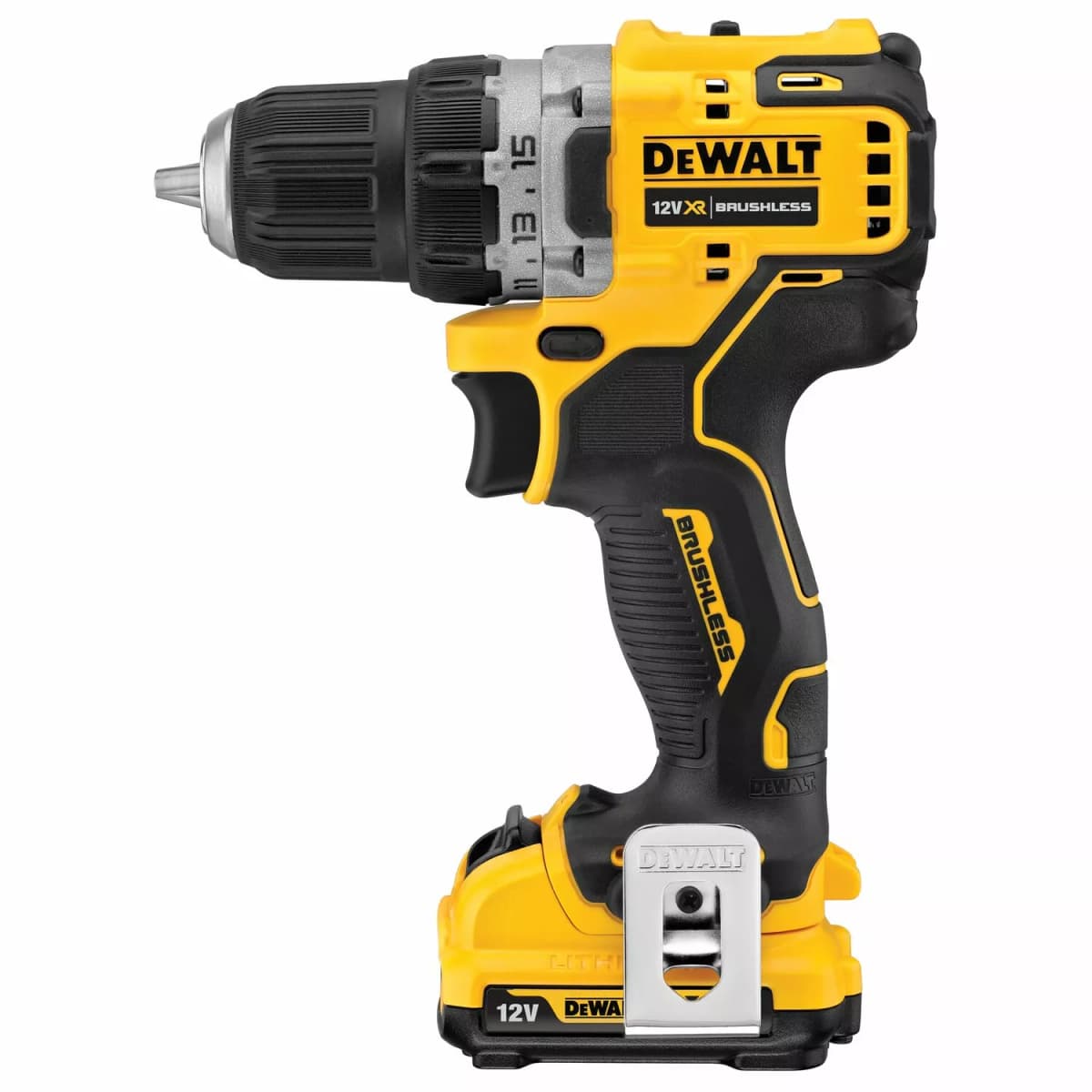 DeWALT DCD701D2-QW 12V Li-ion XR Accu Boor-/schroefmachine Set (2x 2.0Ah) In TSTAK - 57Nm thumbnail 2
