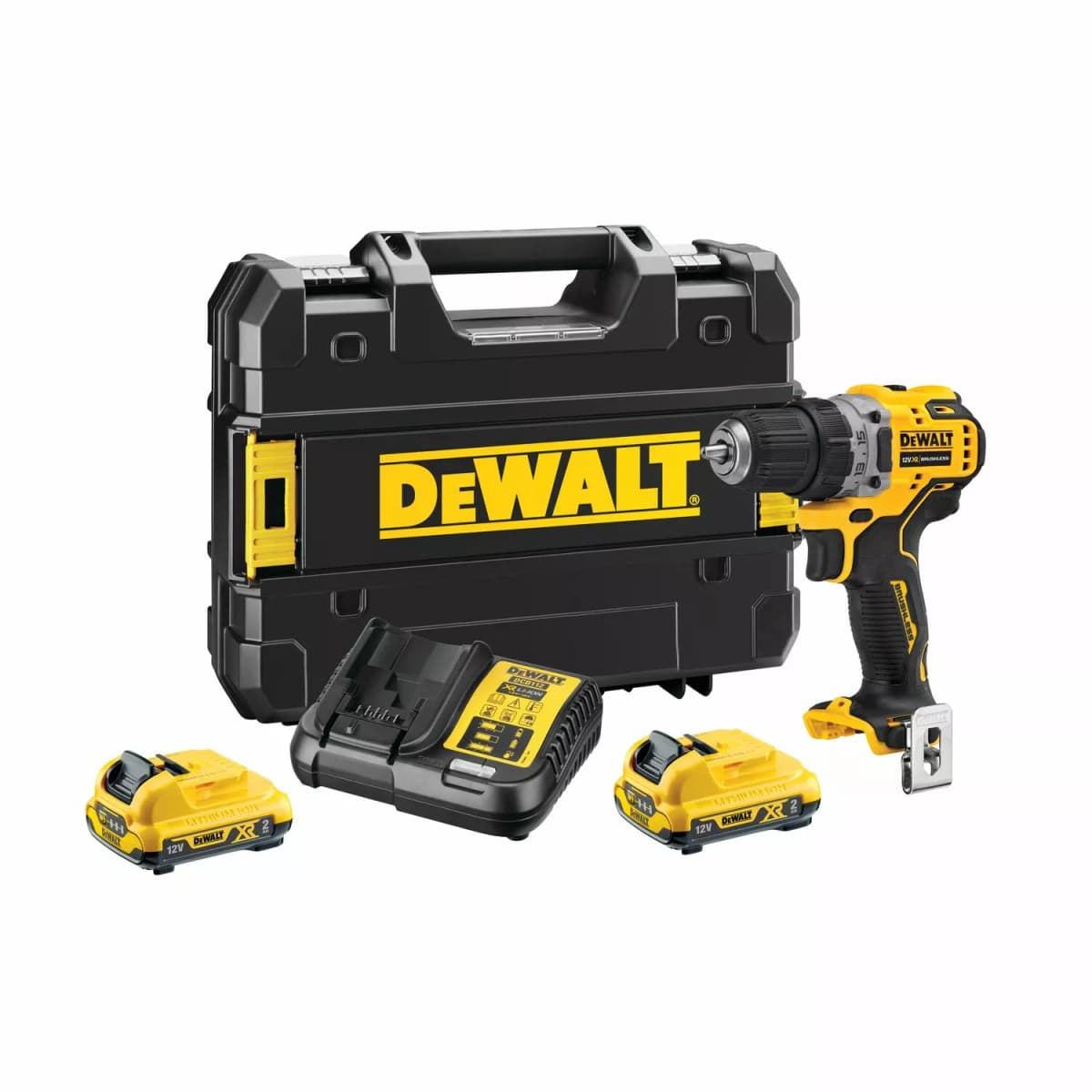 DeWALT DCD701D2-QW 12V Li-ion XR Accu Boor-/schroefmachine Set (2x 2.0Ah) In TSTAK - 57Nm