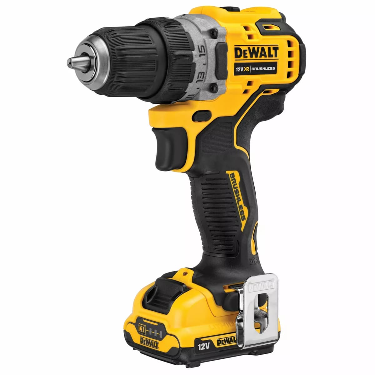 DeWALT DCD701D2-QW 12V Li-ion XR Accu Boor-/schroefmachine Set (2x 2.0Ah) In TSTAK - 57Nm thumbnail 3