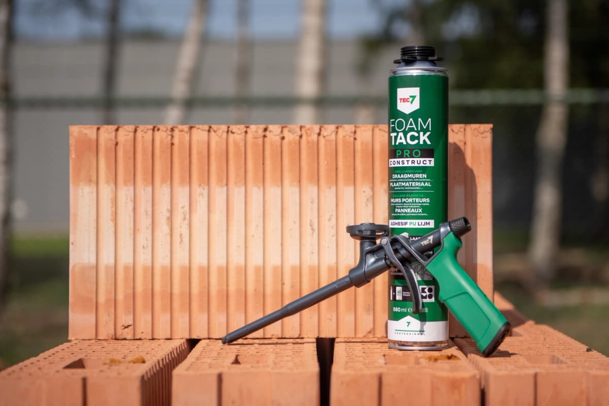 TEC7 FoamTack Pro Construct Combipack (10x 880ml, Reiniger En Gun) thumbnail 2