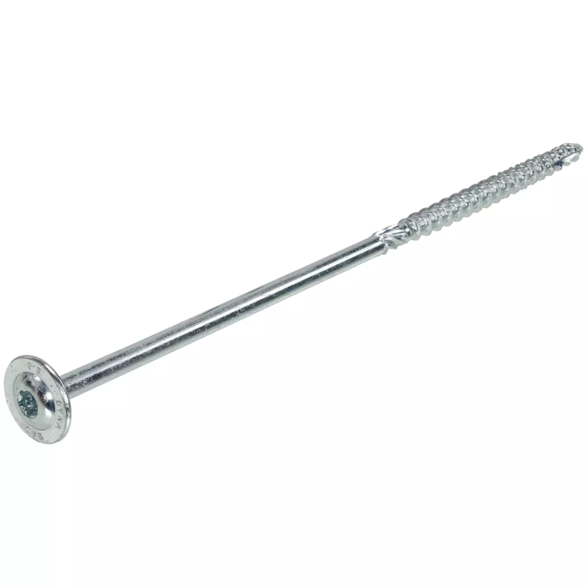 DynaPlus 0286.01.63601 Houtbouwschroef - TX40 - 8.0 X 240/100mm - Tellerkop - Deeldraad - Verzinkt (50st)