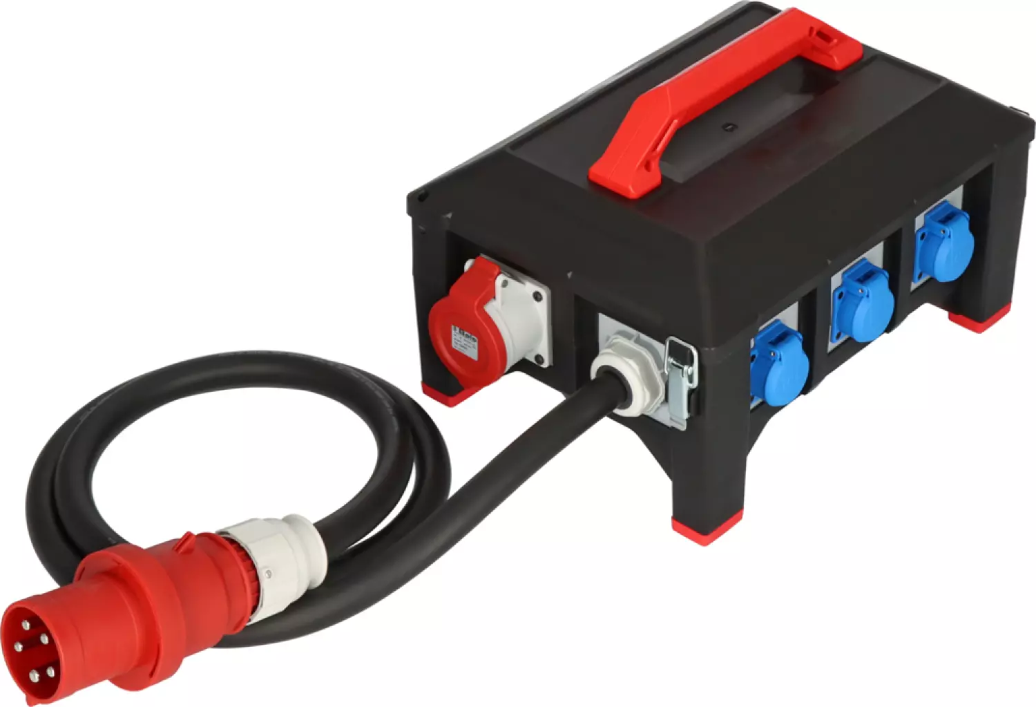 Brennenstuhl Professional BSV 5-63A Rubber Stroomverdeler - H07RN-F 5G16,0 1xCEE32A+2x16A, 6x230V - 2m thumbnail 2