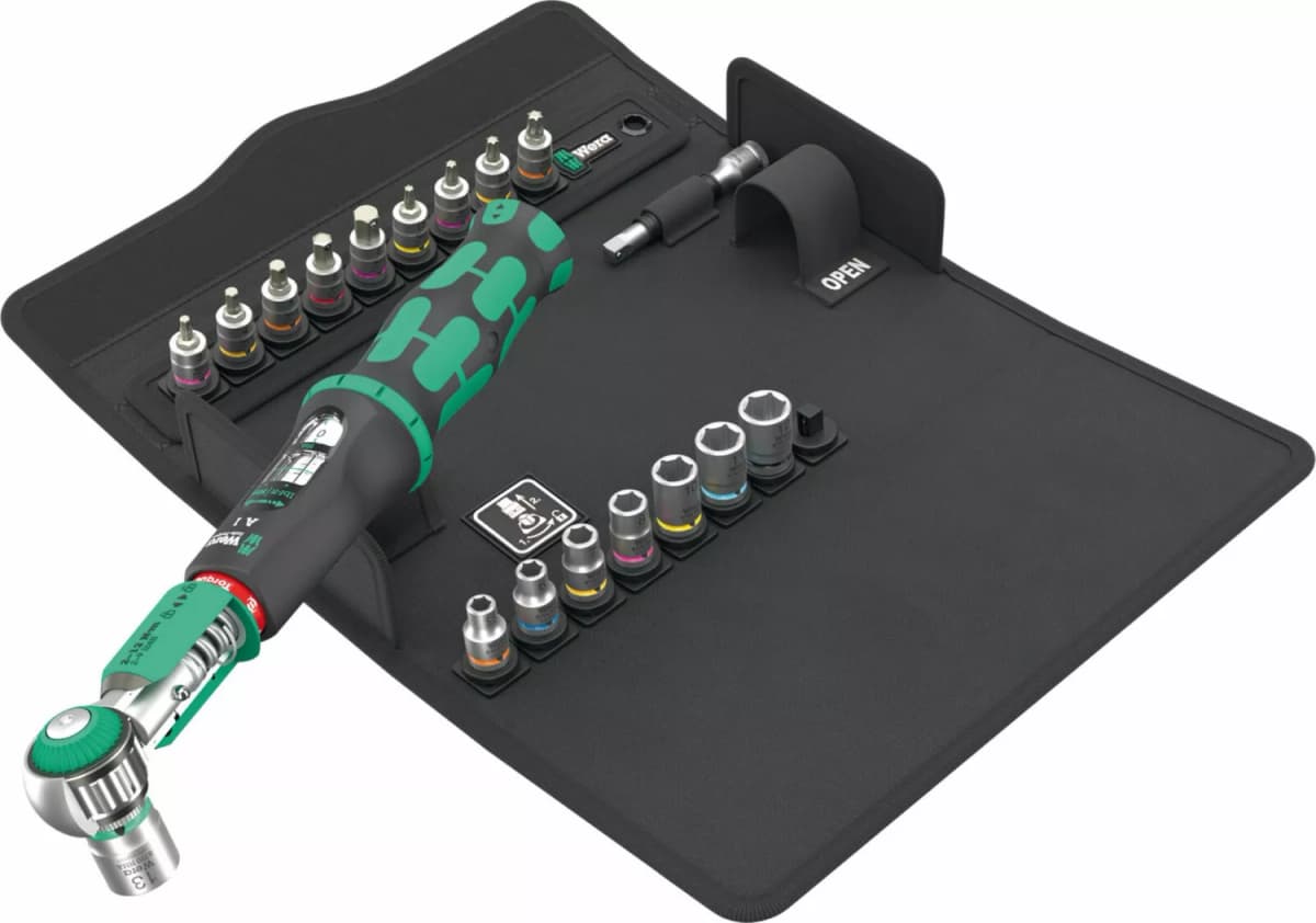 Wera 05136073001 19-delig Safe-Torque A 1 SHK Set 1, 1/4"Vierkant, 2-12 Nm Gereedschapset