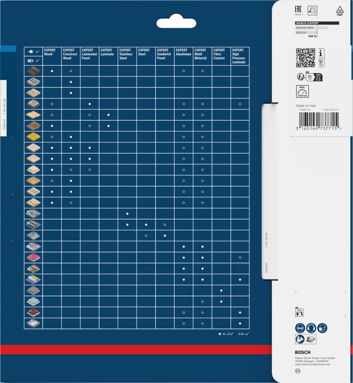 Bosch 2608643058 Cirkelzaagblad - 230 X 25,4 X 48T - Metaal - Carbide thumbnail 3