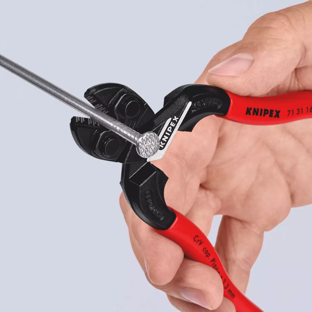 Knipex 71 31 160 CoBolt S Compacte Boutensnijtangen Met Snijuitsparing - 160mm thumbnail 4