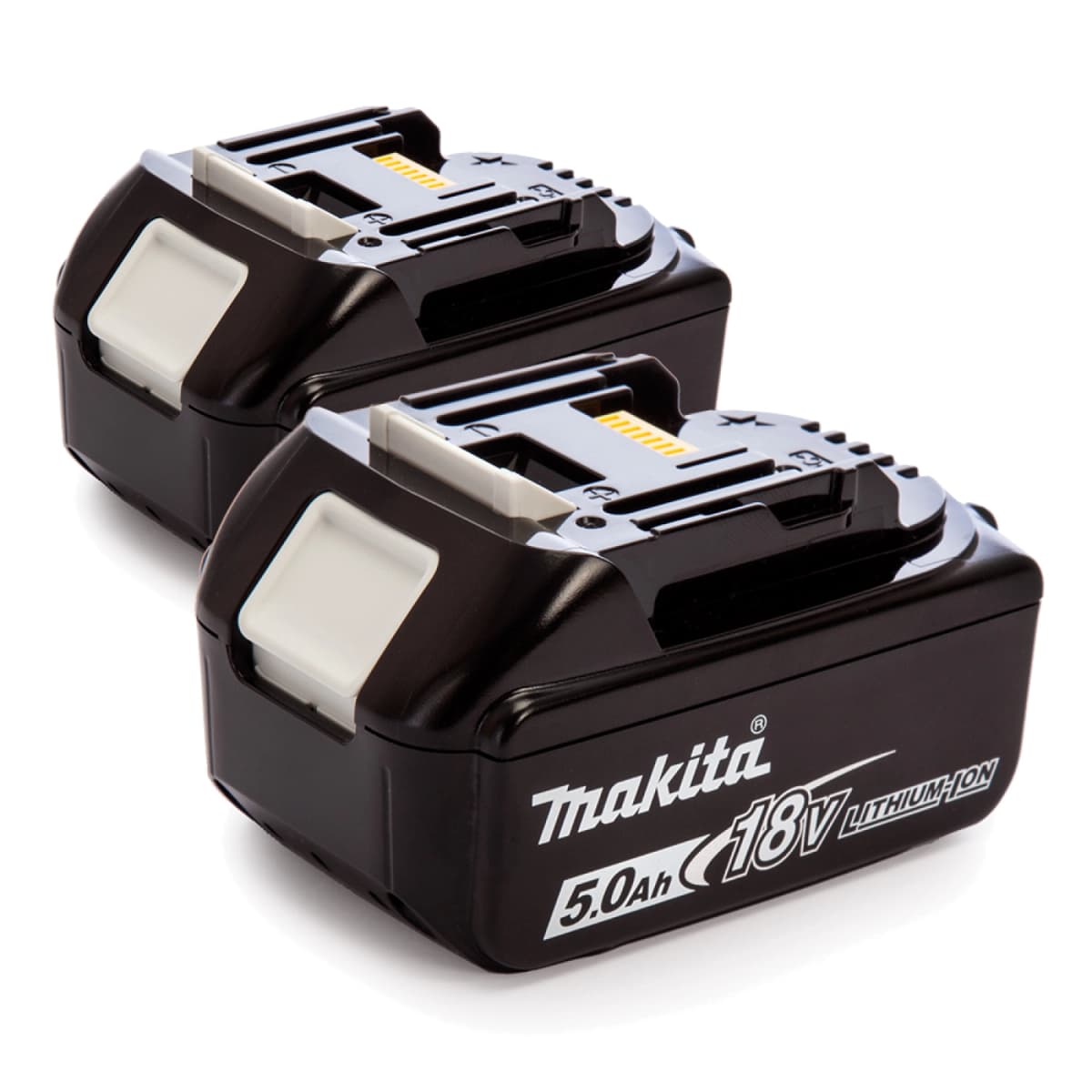 Makita BL1850B Duopack 18V Li-Ion Accu-5.0Ah (2st) - Gereedschap Accu's - De Batterij Is Uitgerust Met LED Indicator - Lithium-Ion Technology - 2x