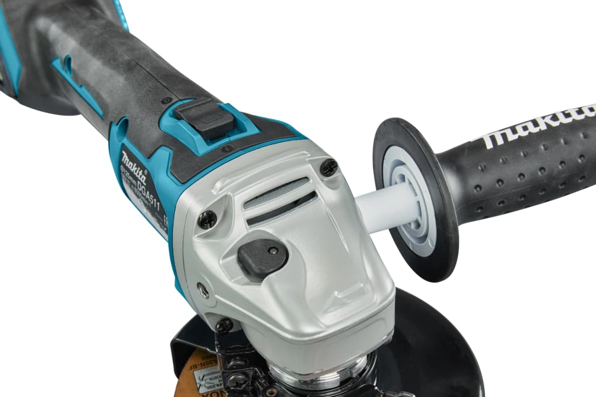 Makita DGA511ZJ 18V Li-Ion Accu Haakse Slijper Body In Mbox - 125mm - Koolborstelloos thumbnail 4