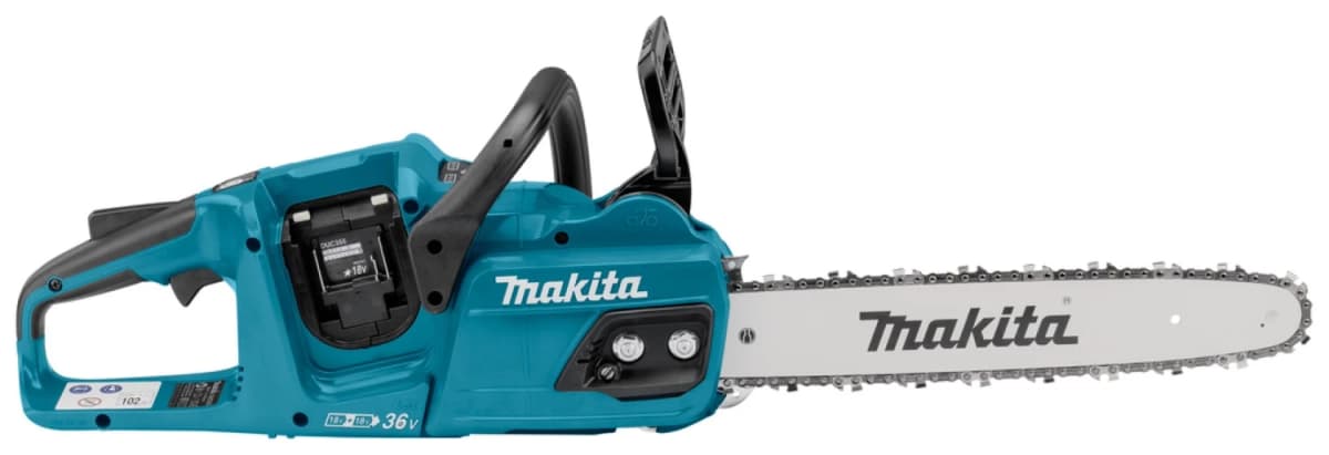 Makita DUC355PT4J LXT 2x18V Li-Ion Accu Kettingzaag Set (4x 5.0Ah) - 35cm thumbnail 2