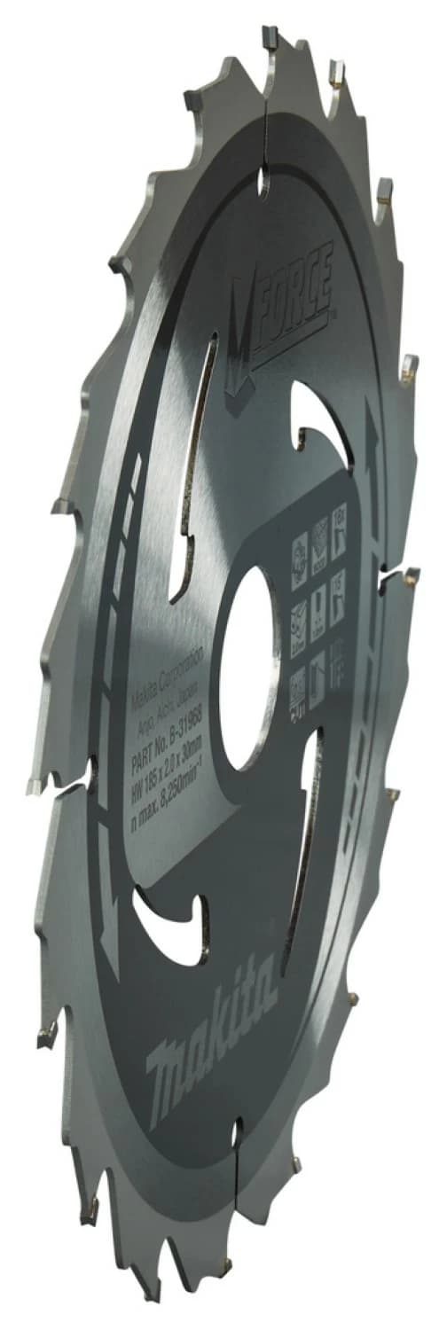 Makita B-31968 Mforce Cirkelzaagblad - 185 X 30 X 32T– Hout thumbnail 2