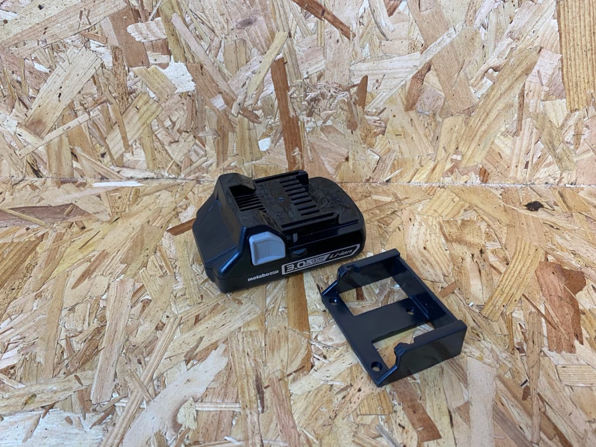 StealthMounts BM-MHH18-BLK-6 Accuhouder Voor Hikoki 18V/36V - Zwart - 6-pack thumbnail 2