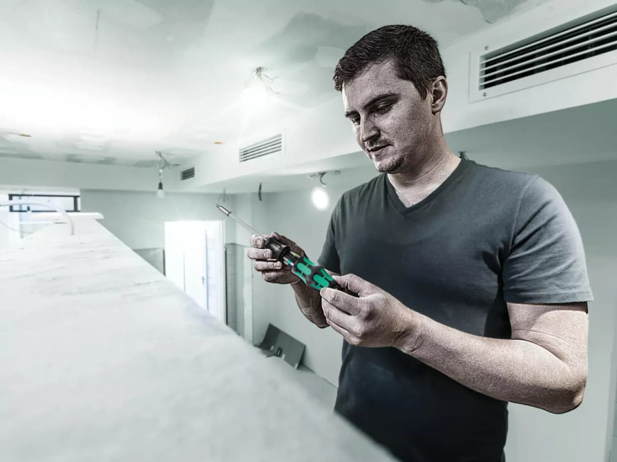 Wera 05051510001 7-delige Kraftform Kompakt 27 Set 1 Handbithouder Met Bits - 1/4"- 25mm thumbnail 2