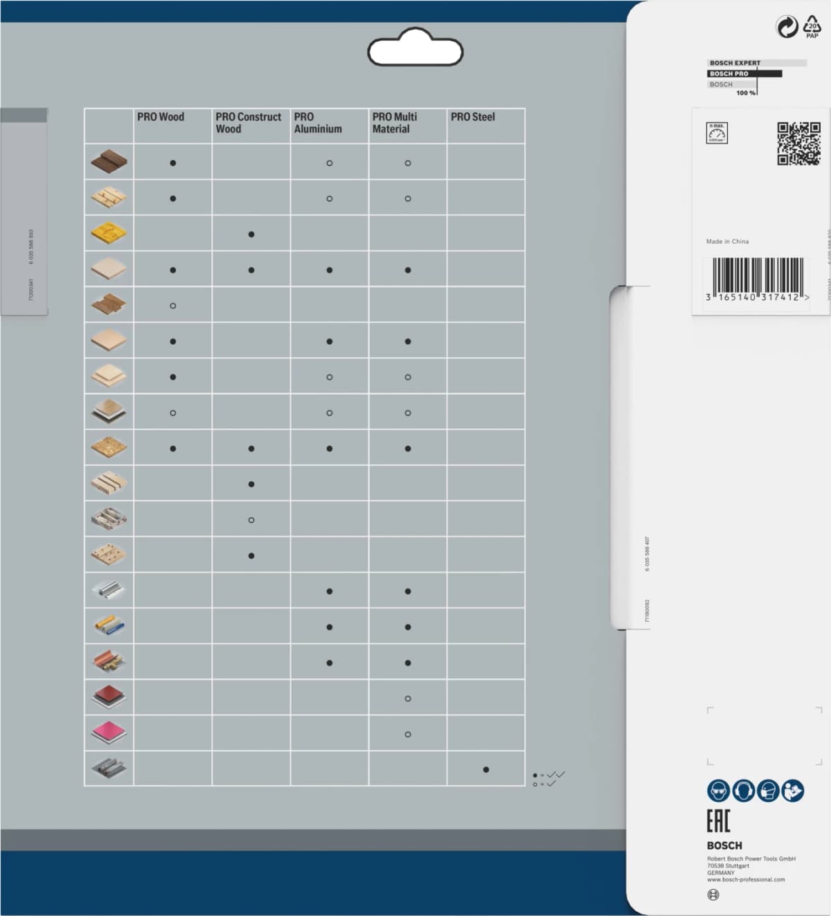Bosch 2608640443 Optiline Cirkelzaagblad - 254 X 30 X 40T - Hout thumbnail 3
