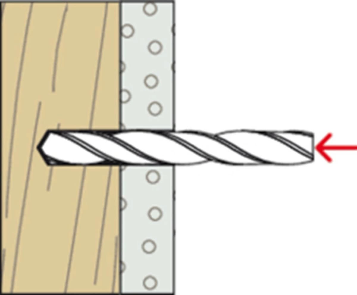 Fischer 537259 Hollewandplug DuoTec 10 S - 10 X 50mm - Schroef 5 X 60mm (25st) thumbnail 2