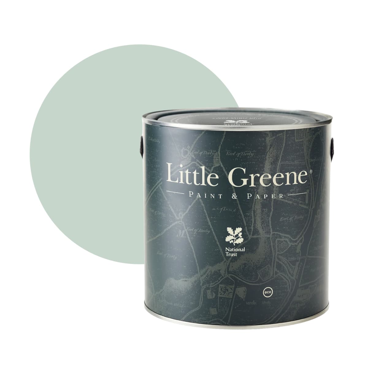 Little Greene Intelligent Matt Emulsion - Aquamarine Mid No. 284 - 2,5L