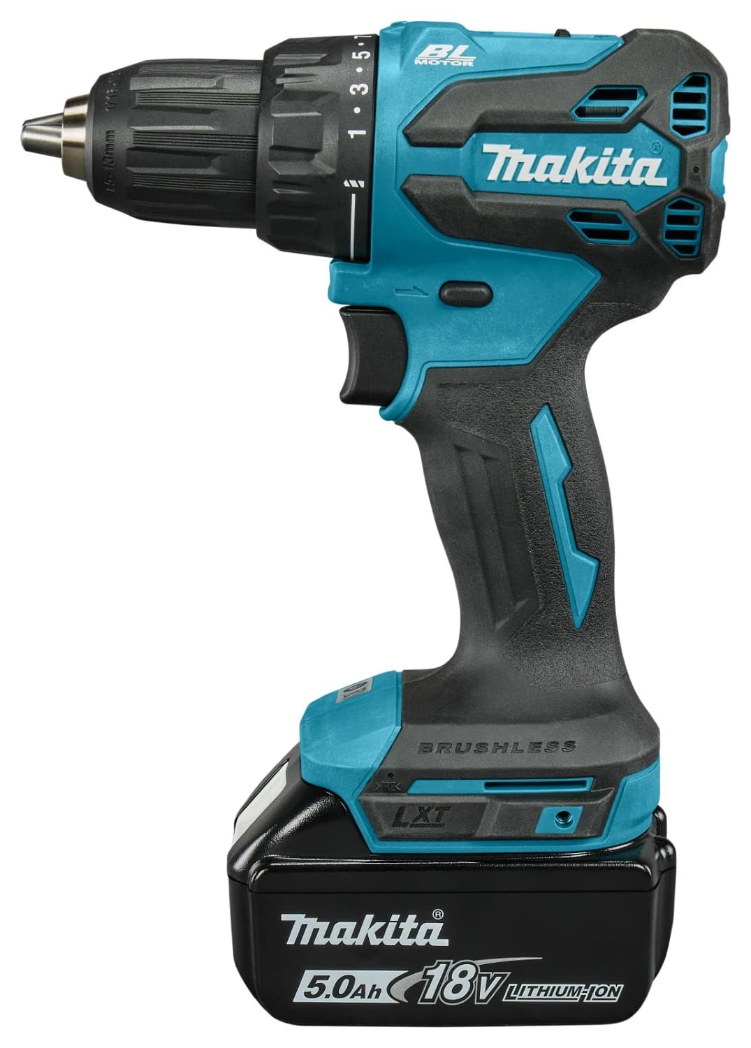 Makita DDF490RTJ 18V Li-ion Accu Boor-/schroefmachine Set (2x 5.0Ah) In Mbox thumbnail 3