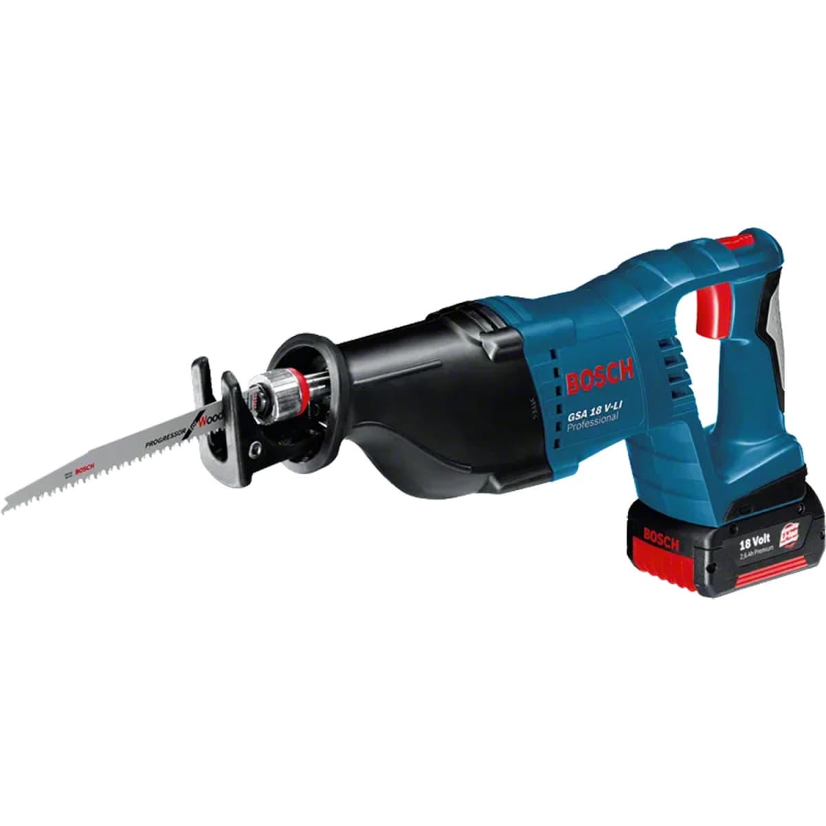Bosch GSA 18 V-LI SOLO 18V Li-Ion Accu Reciprozaag Body - Snelwissel - Variabel thumbnail 2