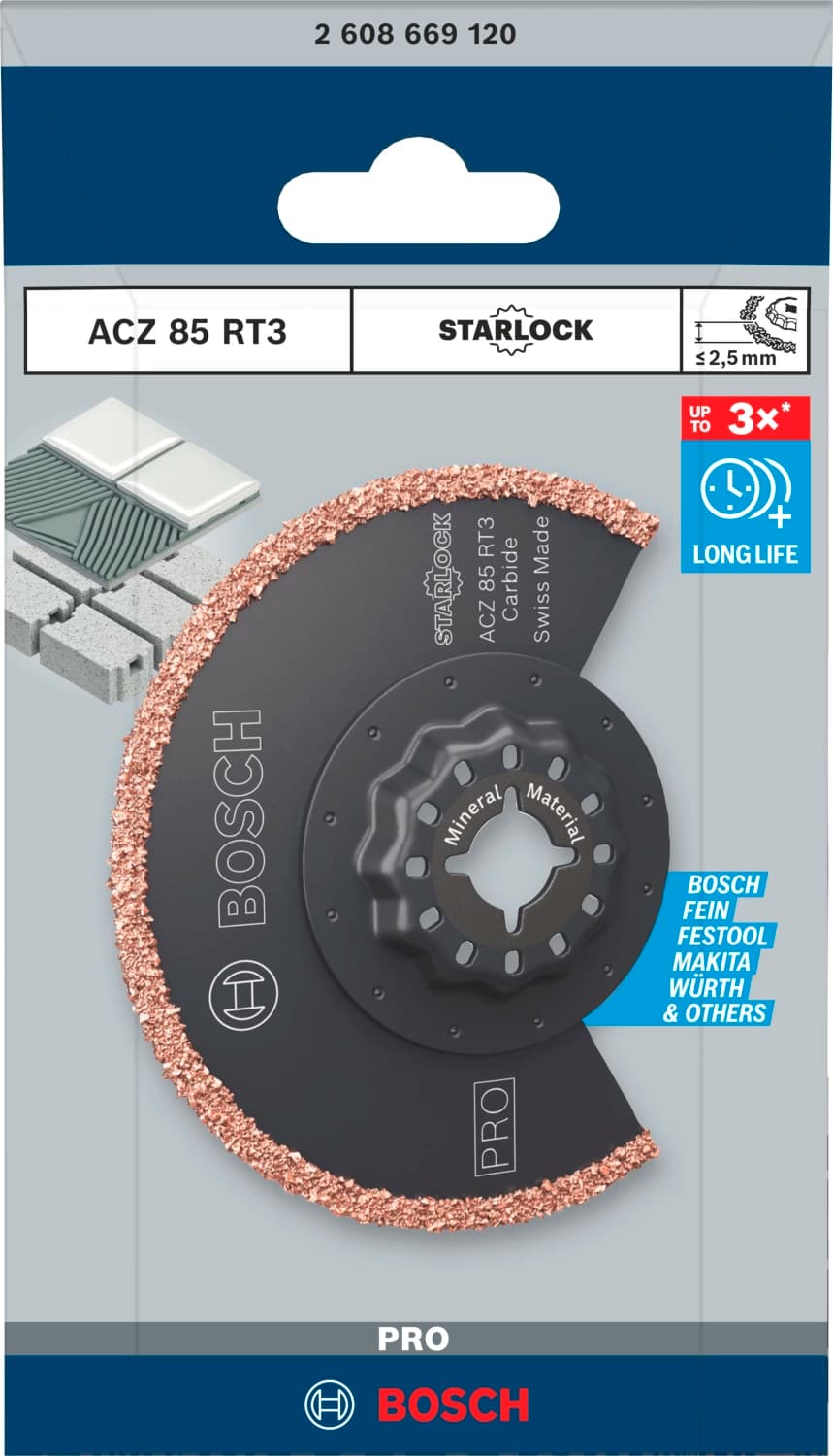 Bosch 2608669120 PRO / ACZ 85 RT3 Segmentzaagblad - 85mm thumbnail 2