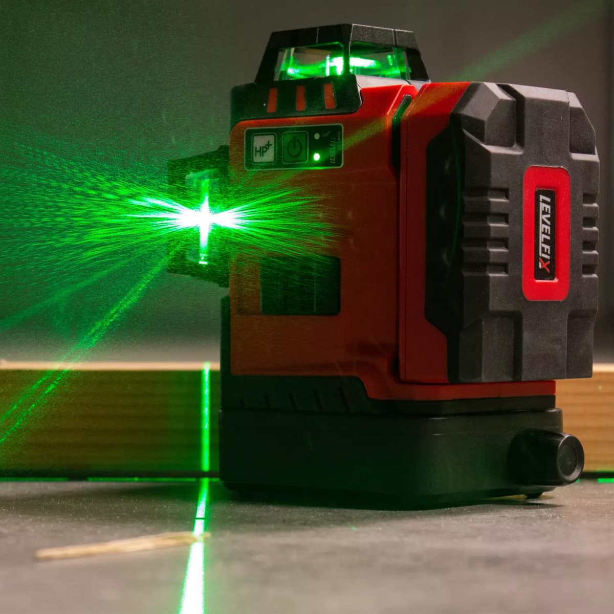 Levelfix CCL460G 3D Cone / Kruislijnlaser 3x360° Set - Groen - 40m thumbnail 3