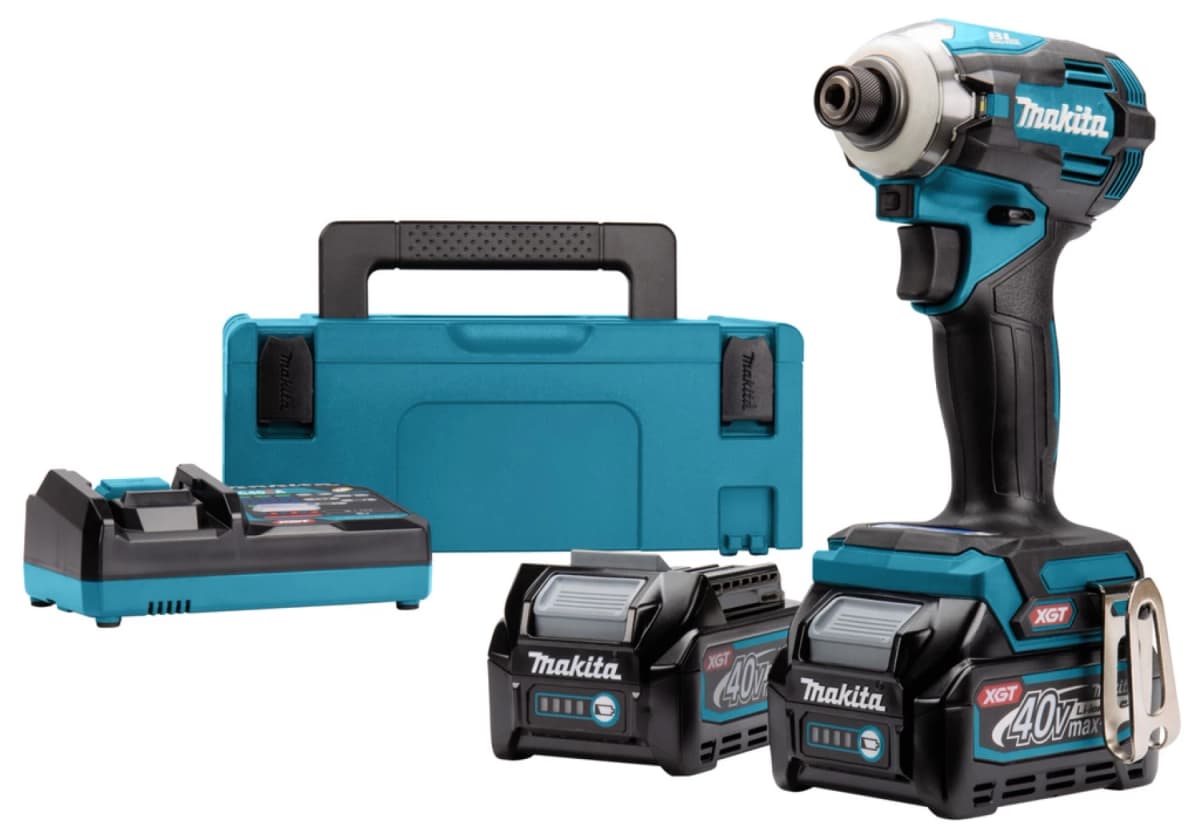 Makita TD001GM201 40V Li-Ion Accu Slagschroevendraaier Set (2x 4,0Ah) In Mbox - 220Nm - Koolborstelloos