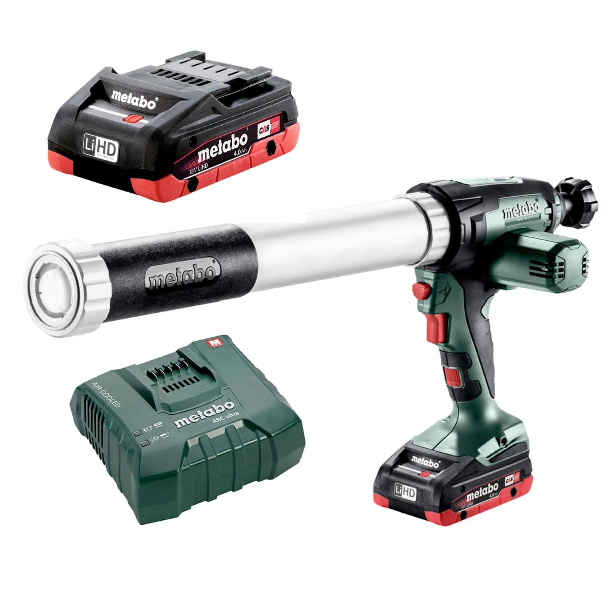 Metabo KPA 18 LTX 600 18V LiHD Accu Kitspuit Set (1x 4.0Ah Accu) - 600mm