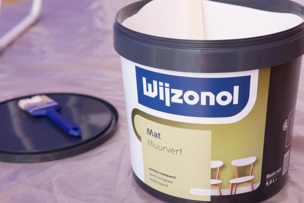 Wijzonol Muurverf Mat - Op Kleur Gemengd - 5L thumbnail 2