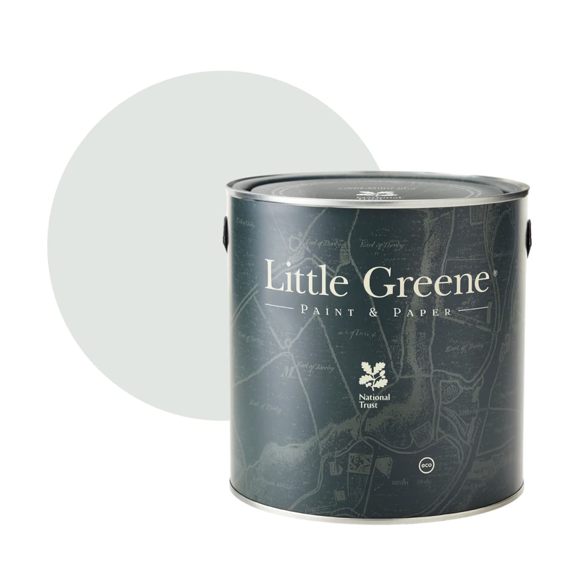 Little Greene Absolute Matt Emulsion - Bone China Blue Pale No. 182 - 5L
