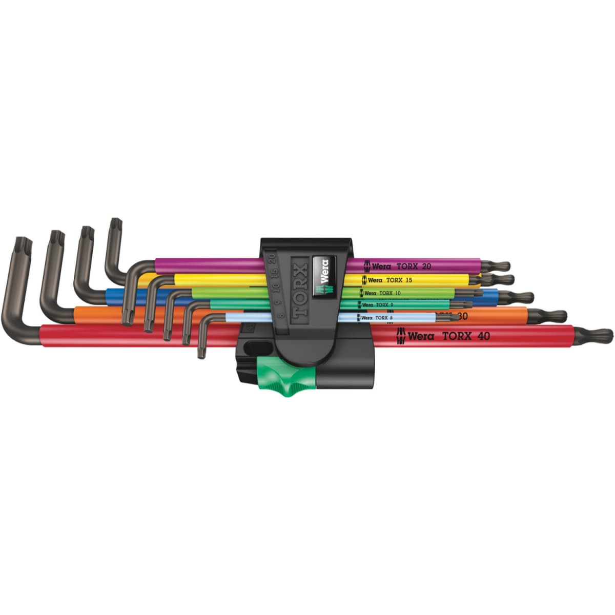 Wera 05024480001 967/9 TX XL Multicolour 1 9-delige Inbussleutelset - Lang - Torx