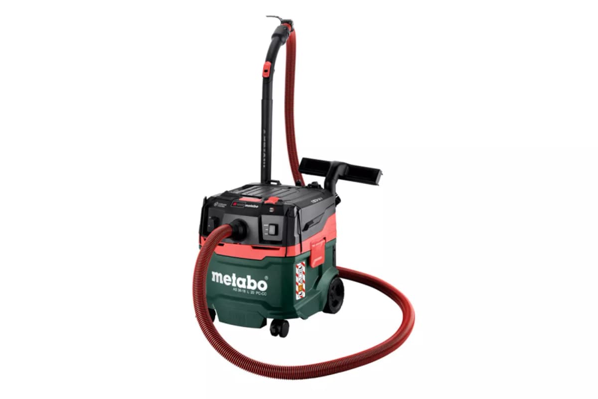 Metabo AS 36-18 L 20 PC-CC 18V Li-ion Accu Bouwstofzuiger Incl. Cordless Control - L-klasse - 20L