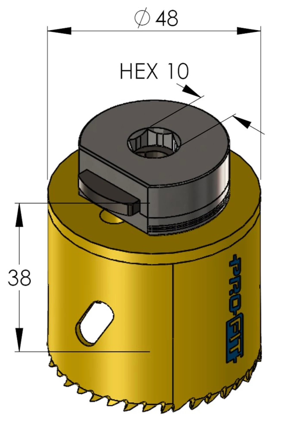 ProFit 9051048 BiMetal Plus Gatenzaag - 48mm thumbnail 2